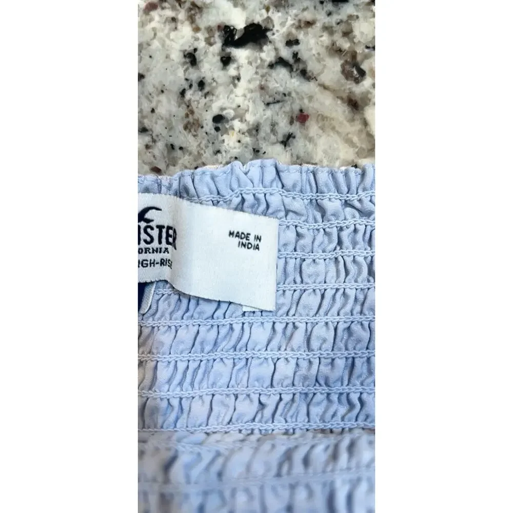 Hollister Womens Juniors Floral Skort Ultra High Rise Pleated Size MEDIUM EUC!